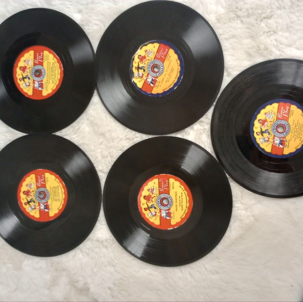 Vintage 1953 cricket records